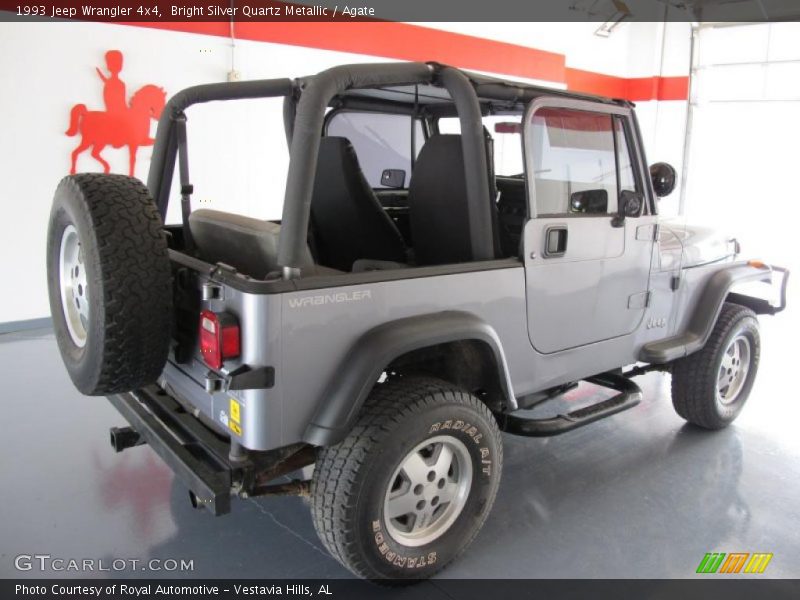 Bright Silver Quartz Metallic / Agate 1993 Jeep Wrangler 4x4