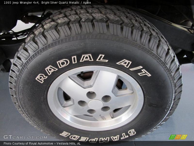 Bright Silver Quartz Metallic / Agate 1993 Jeep Wrangler 4x4