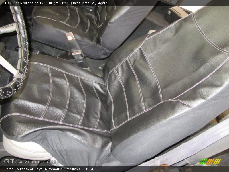 Bright Silver Quartz Metallic / Agate 1993 Jeep Wrangler 4x4