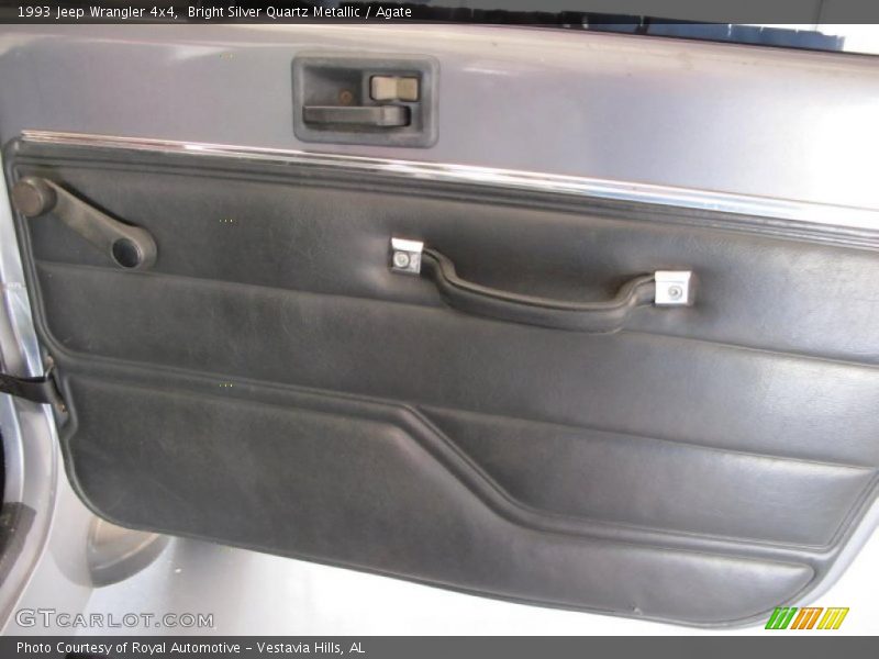 Bright Silver Quartz Metallic / Agate 1993 Jeep Wrangler 4x4