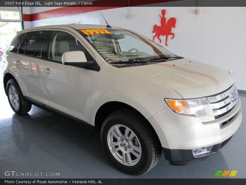 Light Sage Metallic / Camel 2007 Ford Edge SEL