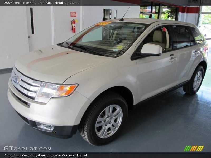 Light Sage Metallic / Camel 2007 Ford Edge SEL