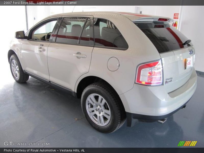 Light Sage Metallic / Camel 2007 Ford Edge SEL