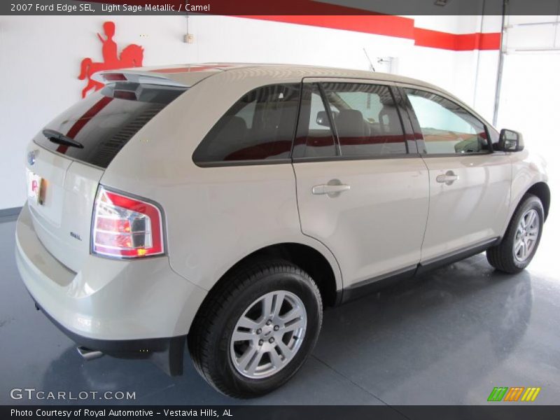 Light Sage Metallic / Camel 2007 Ford Edge SEL