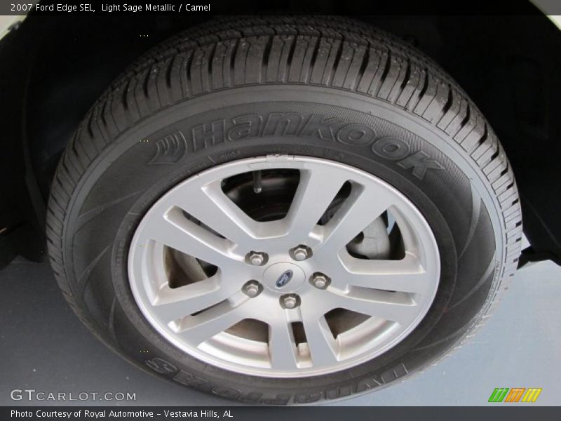 Light Sage Metallic / Camel 2007 Ford Edge SEL