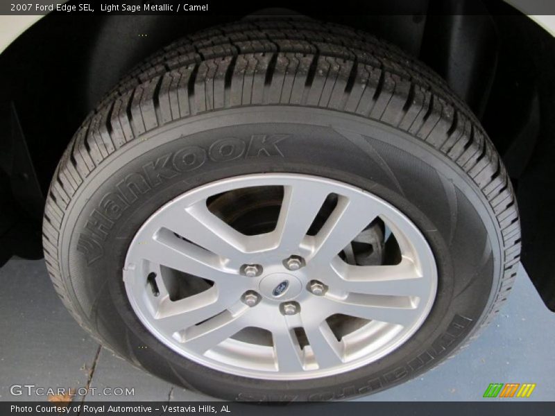 Light Sage Metallic / Camel 2007 Ford Edge SEL