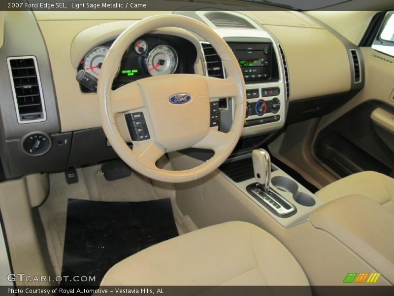 Light Sage Metallic / Camel 2007 Ford Edge SEL