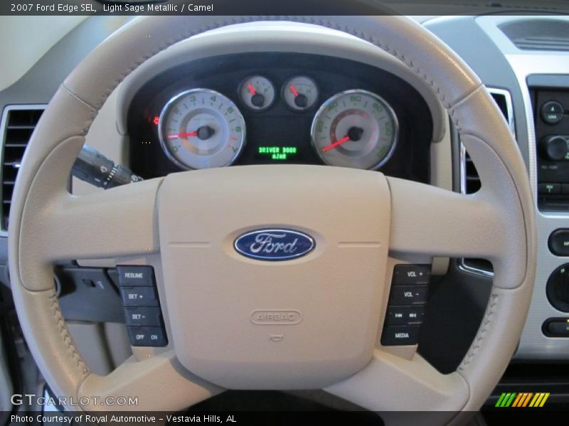 Light Sage Metallic / Camel 2007 Ford Edge SEL