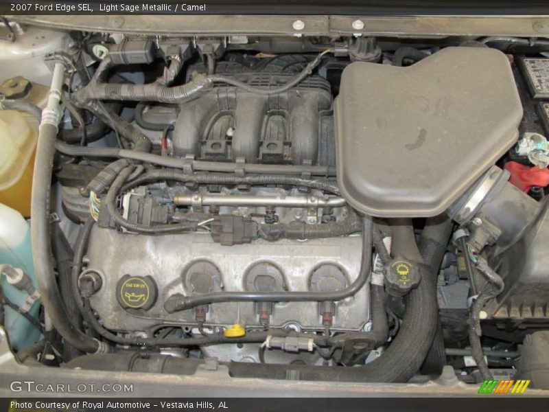 Light Sage Metallic / Camel 2007 Ford Edge SEL