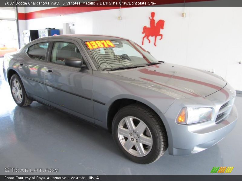 Silver Steel Metallic / Dark Slate Gray/Light Slate Gray 2007 Dodge Charger SXT AWD