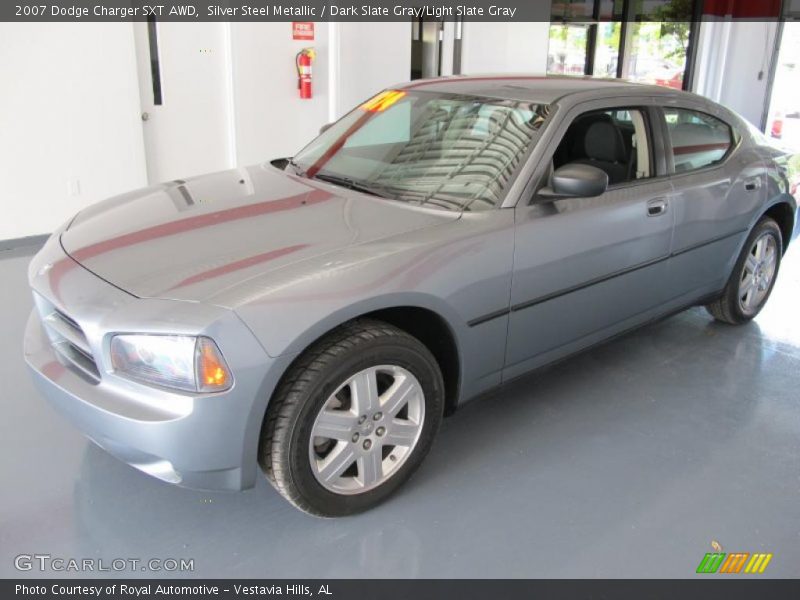 Silver Steel Metallic / Dark Slate Gray/Light Slate Gray 2007 Dodge Charger SXT AWD