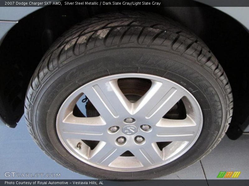 Silver Steel Metallic / Dark Slate Gray/Light Slate Gray 2007 Dodge Charger SXT AWD