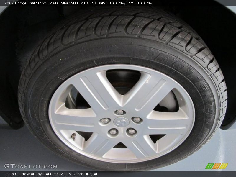 Silver Steel Metallic / Dark Slate Gray/Light Slate Gray 2007 Dodge Charger SXT AWD