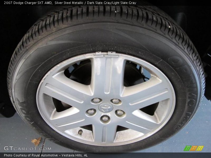 Silver Steel Metallic / Dark Slate Gray/Light Slate Gray 2007 Dodge Charger SXT AWD