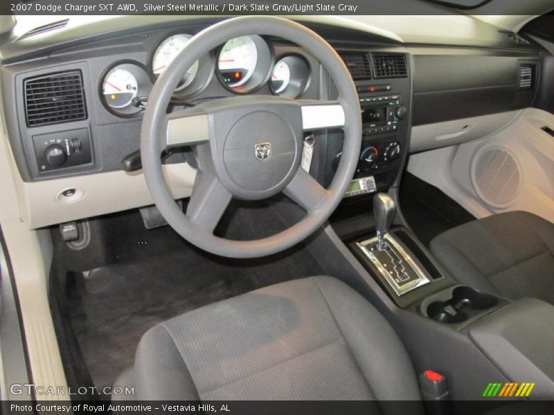 Silver Steel Metallic / Dark Slate Gray/Light Slate Gray 2007 Dodge Charger SXT AWD