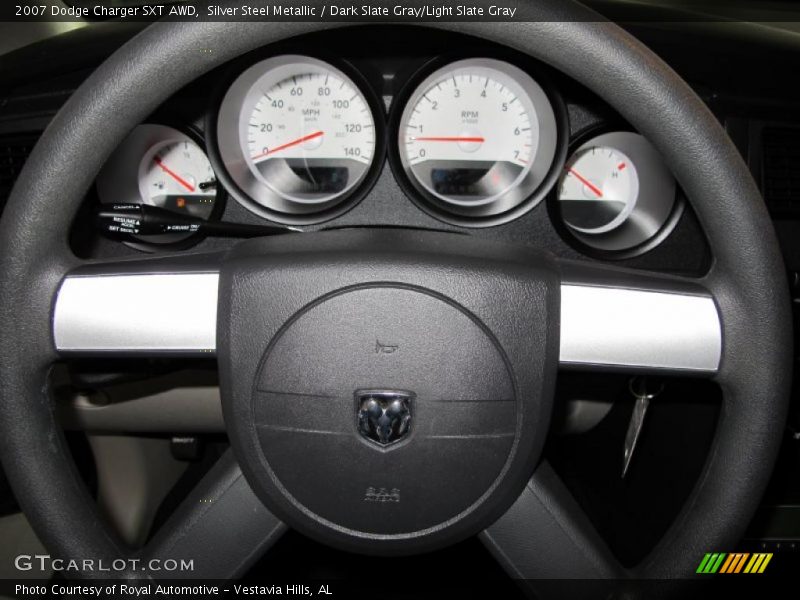 Silver Steel Metallic / Dark Slate Gray/Light Slate Gray 2007 Dodge Charger SXT AWD