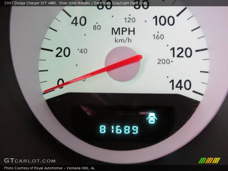Silver Steel Metallic / Dark Slate Gray/Light Slate Gray 2007 Dodge Charger SXT AWD