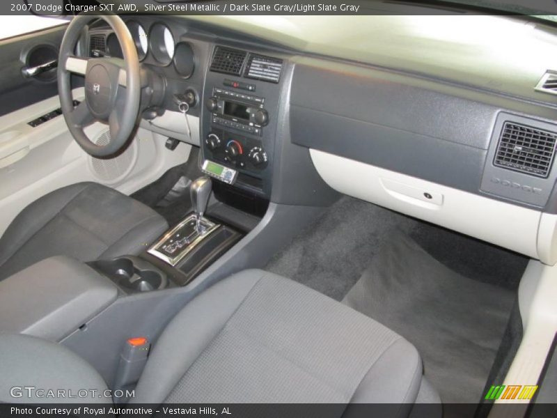 Silver Steel Metallic / Dark Slate Gray/Light Slate Gray 2007 Dodge Charger SXT AWD