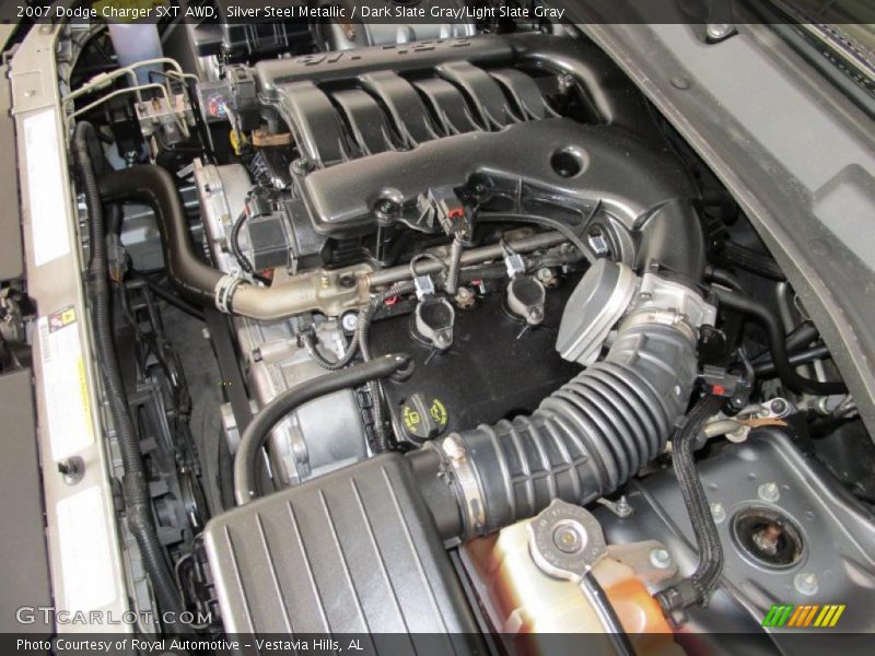 Silver Steel Metallic / Dark Slate Gray/Light Slate Gray 2007 Dodge Charger SXT AWD