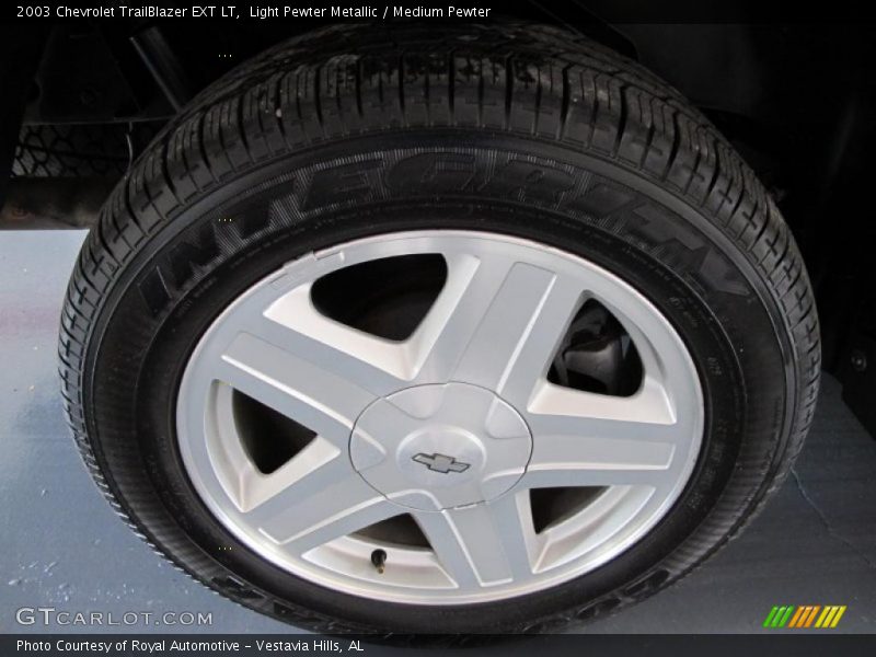 Light Pewter Metallic / Medium Pewter 2003 Chevrolet TrailBlazer EXT LT