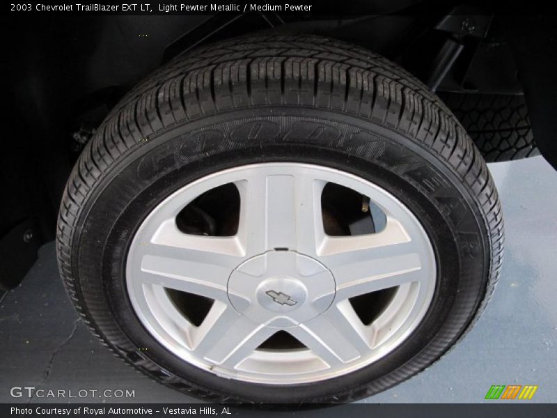 Light Pewter Metallic / Medium Pewter 2003 Chevrolet TrailBlazer EXT LT