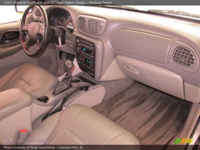 Light Pewter Metallic / Medium Pewter 2003 Chevrolet TrailBlazer EXT LT