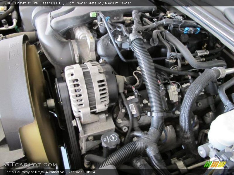 Light Pewter Metallic / Medium Pewter 2003 Chevrolet TrailBlazer EXT LT