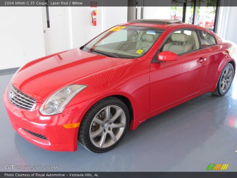 Laser Red / Willow 2004 Infiniti G 35 Coupe