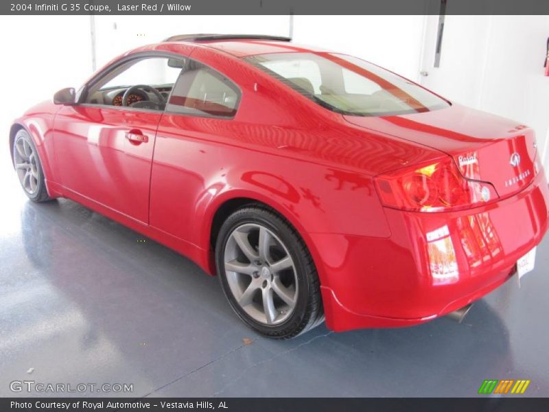 Laser Red / Willow 2004 Infiniti G 35 Coupe