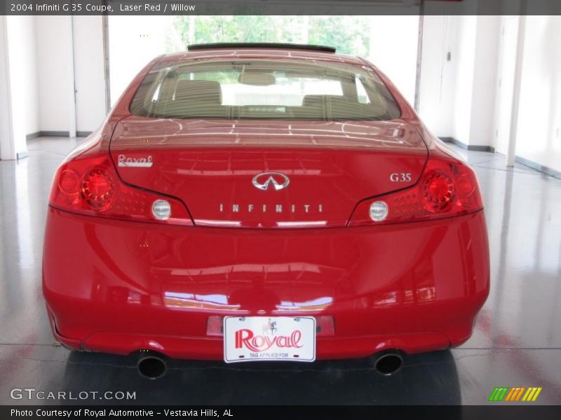 Laser Red / Willow 2004 Infiniti G 35 Coupe