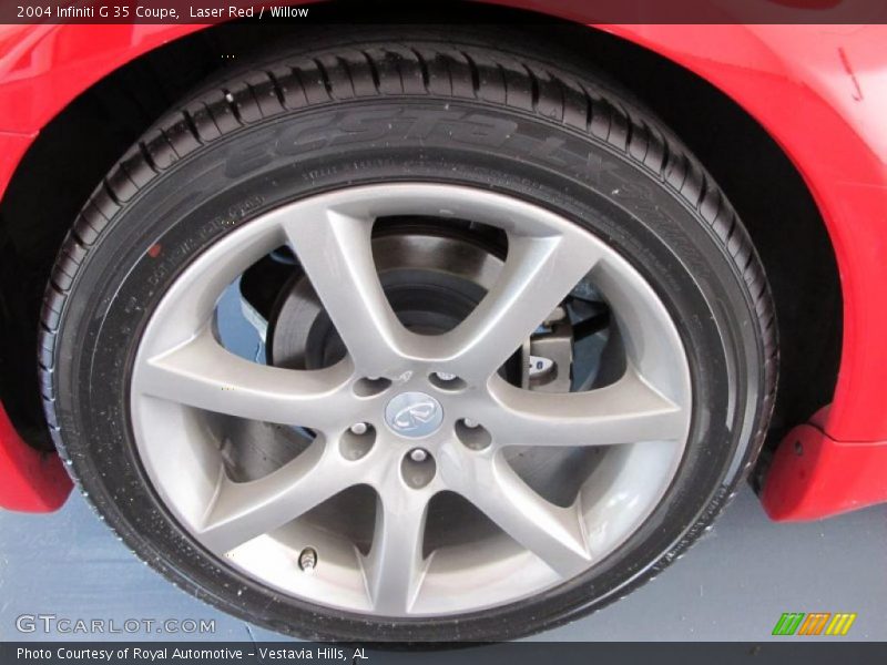 Laser Red / Willow 2004 Infiniti G 35 Coupe