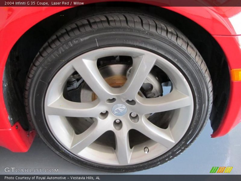 Laser Red / Willow 2004 Infiniti G 35 Coupe