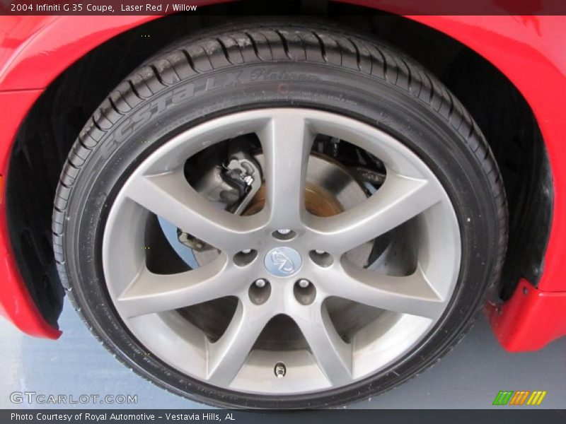 Laser Red / Willow 2004 Infiniti G 35 Coupe
