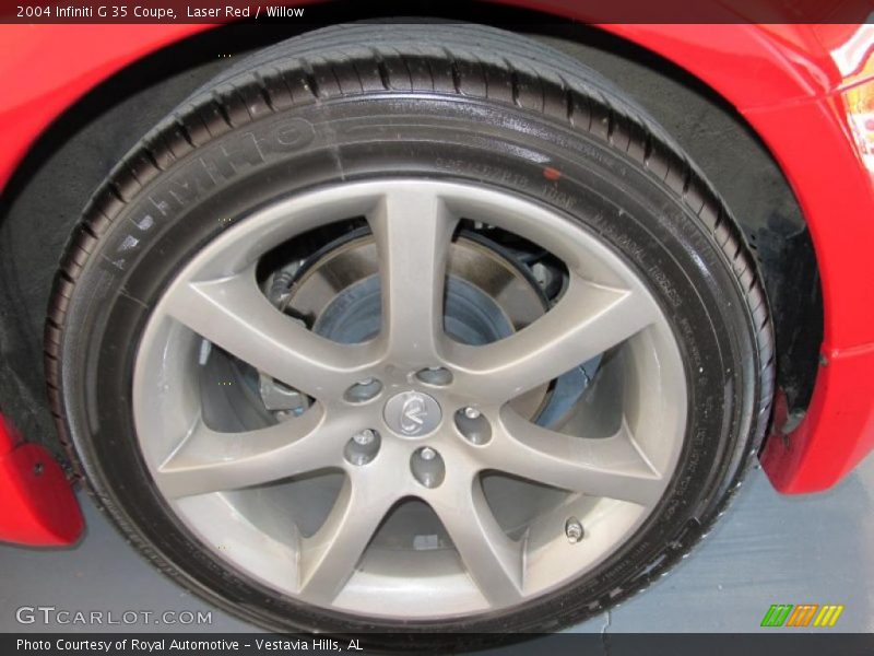 Laser Red / Willow 2004 Infiniti G 35 Coupe