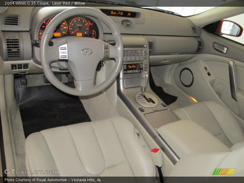 Laser Red / Willow 2004 Infiniti G 35 Coupe