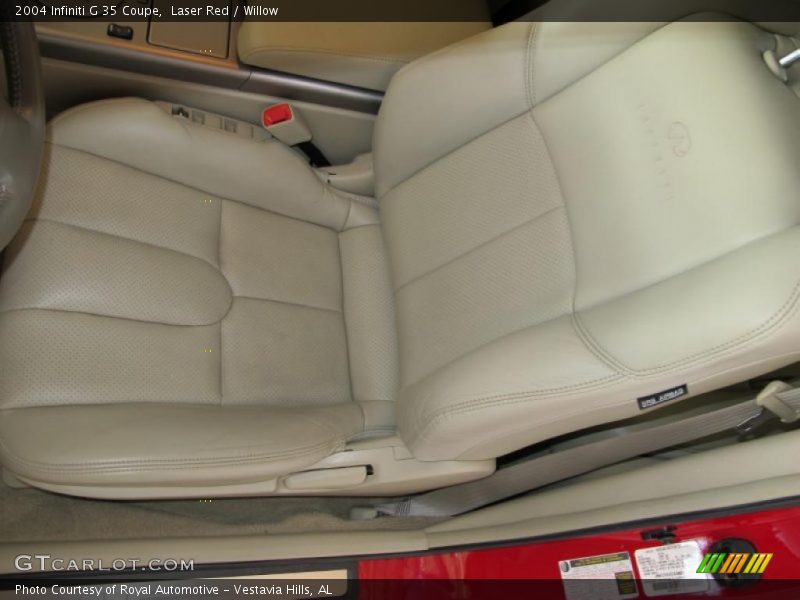 Laser Red / Willow 2004 Infiniti G 35 Coupe