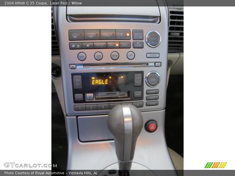 Laser Red / Willow 2004 Infiniti G 35 Coupe