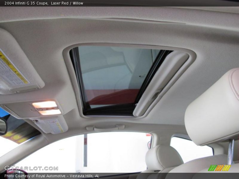 Laser Red / Willow 2004 Infiniti G 35 Coupe