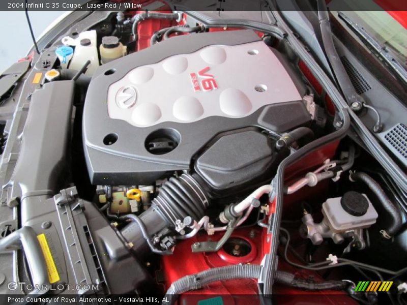 Laser Red / Willow 2004 Infiniti G 35 Coupe