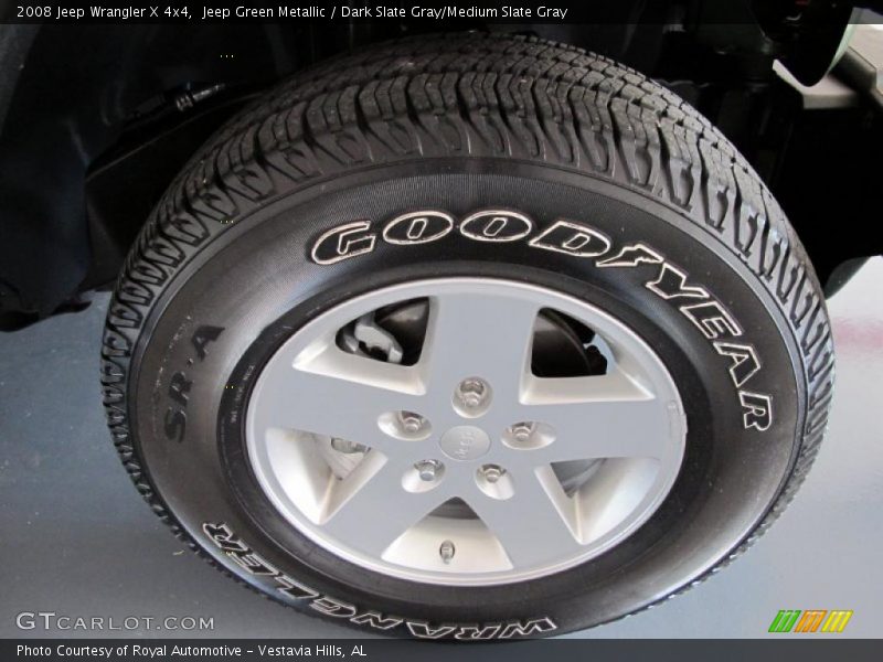 Jeep Green Metallic / Dark Slate Gray/Medium Slate Gray 2008 Jeep Wrangler X 4x4