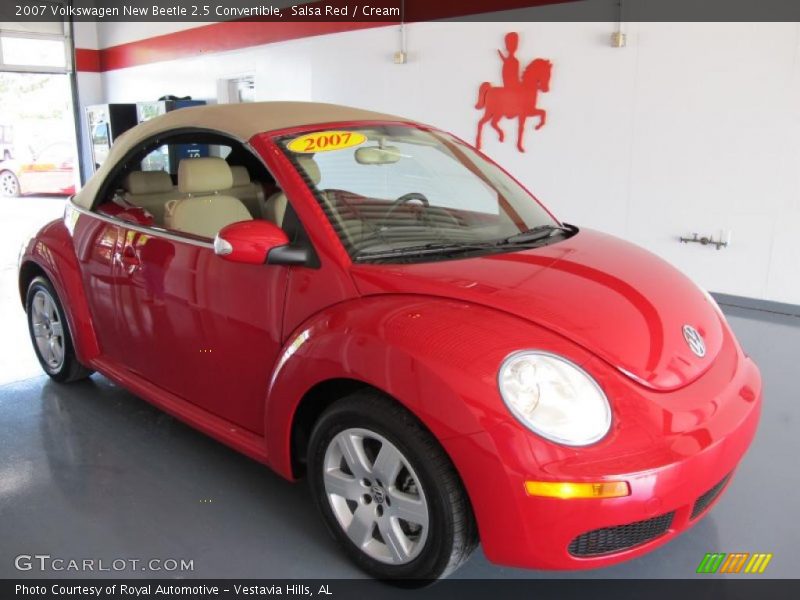 Salsa Red / Cream 2007 Volkswagen New Beetle 2.5 Convertible