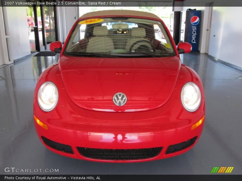 Salsa Red / Cream 2007 Volkswagen New Beetle 2.5 Convertible