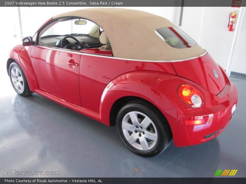 Salsa Red / Cream 2007 Volkswagen New Beetle 2.5 Convertible