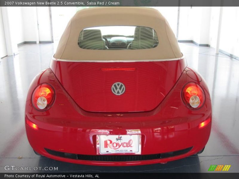 Salsa Red / Cream 2007 Volkswagen New Beetle 2.5 Convertible