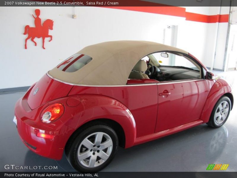 Salsa Red / Cream 2007 Volkswagen New Beetle 2.5 Convertible