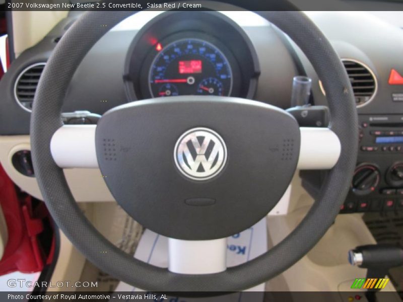 Salsa Red / Cream 2007 Volkswagen New Beetle 2.5 Convertible