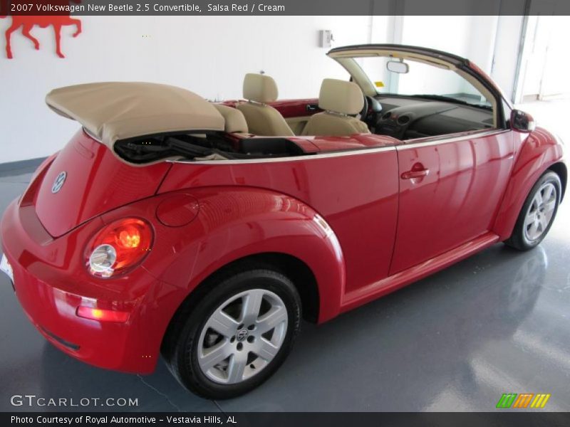 Salsa Red / Cream 2007 Volkswagen New Beetle 2.5 Convertible