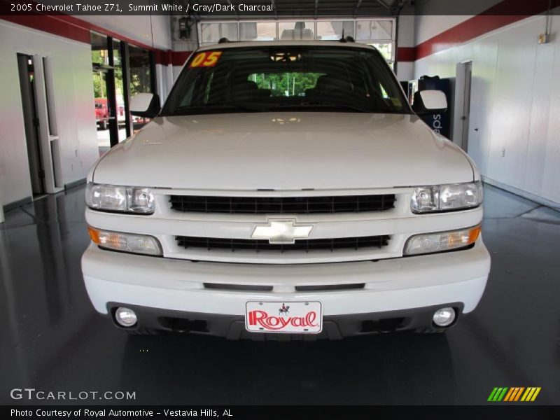 Summit White / Gray/Dark Charcoal 2005 Chevrolet Tahoe Z71