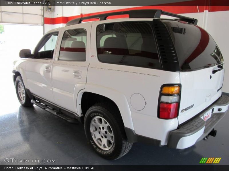 Summit White / Gray/Dark Charcoal 2005 Chevrolet Tahoe Z71