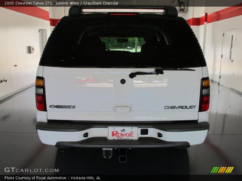 Summit White / Gray/Dark Charcoal 2005 Chevrolet Tahoe Z71